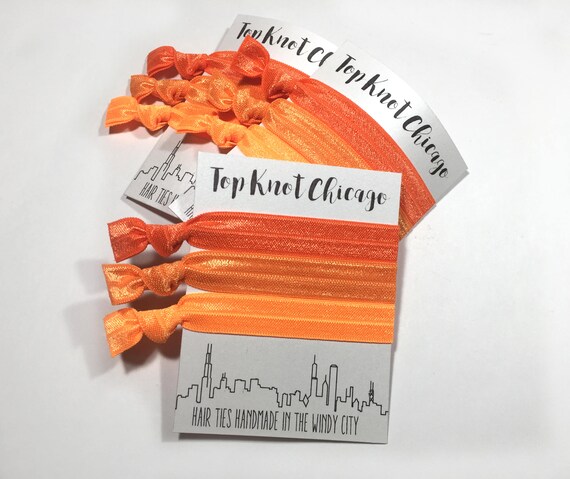 Orange Ombre Hair Bands Hair Accessories Hair Ties No Etsy