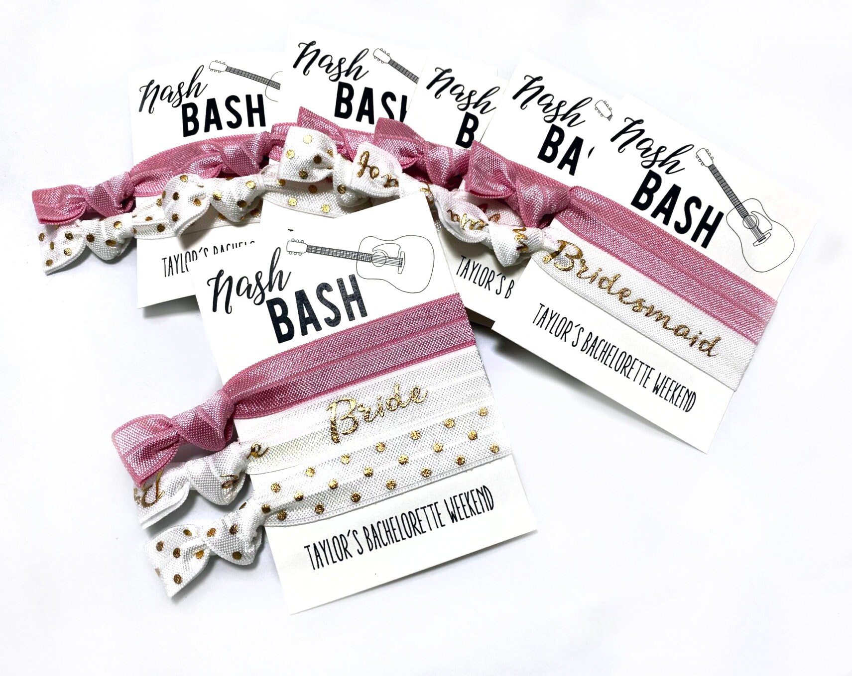 Nash Bash Bachelorette Party Favors | 2 Hair Ties per Favor - Nashvil…