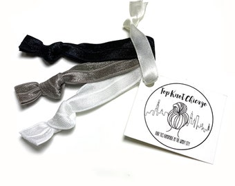 Monochrome Package | Set of 3 Hair Ties