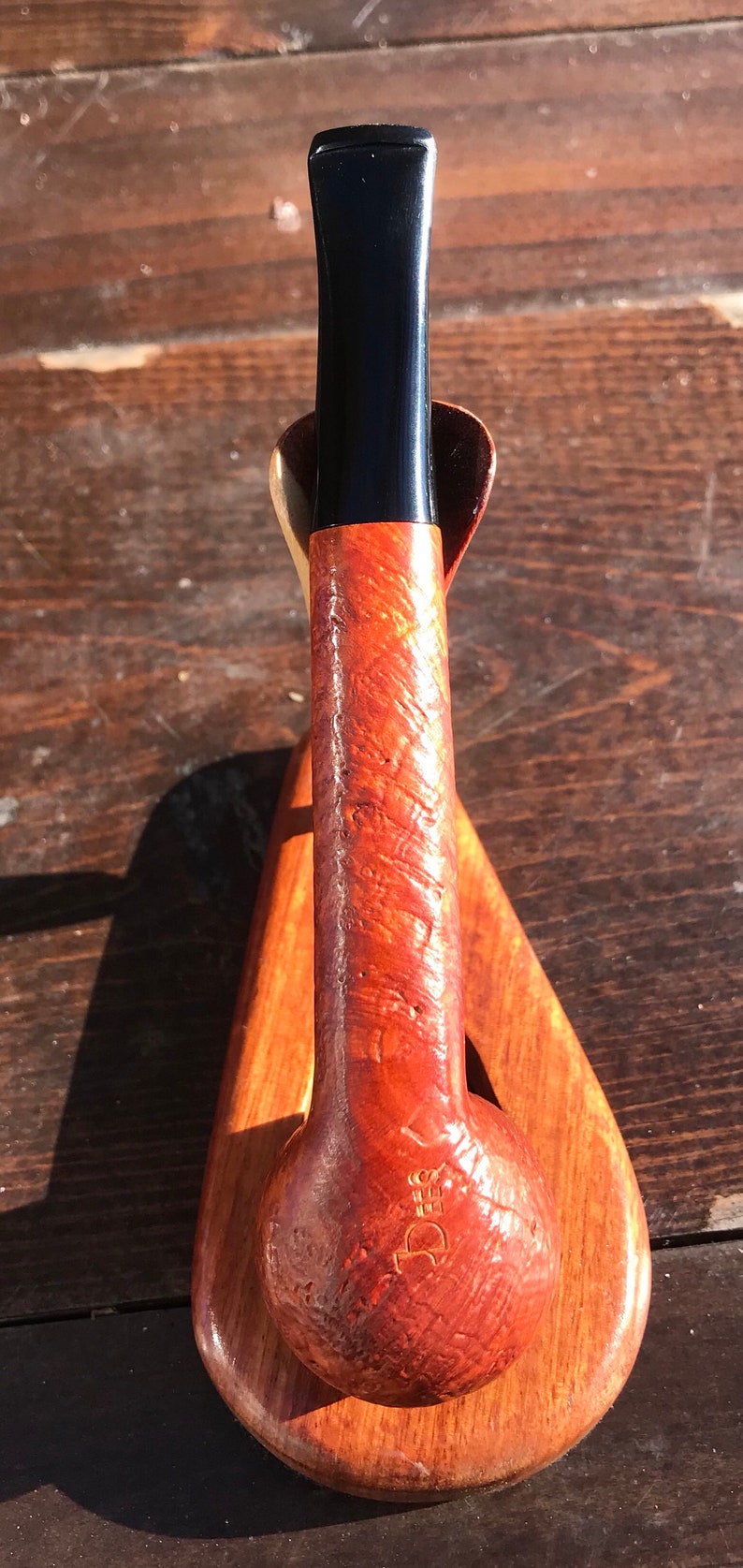 J Dees pipes spade series blasted oval shank billiard