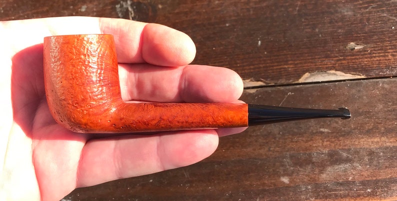 J Dees pipes spade series blasted oval shank billiard