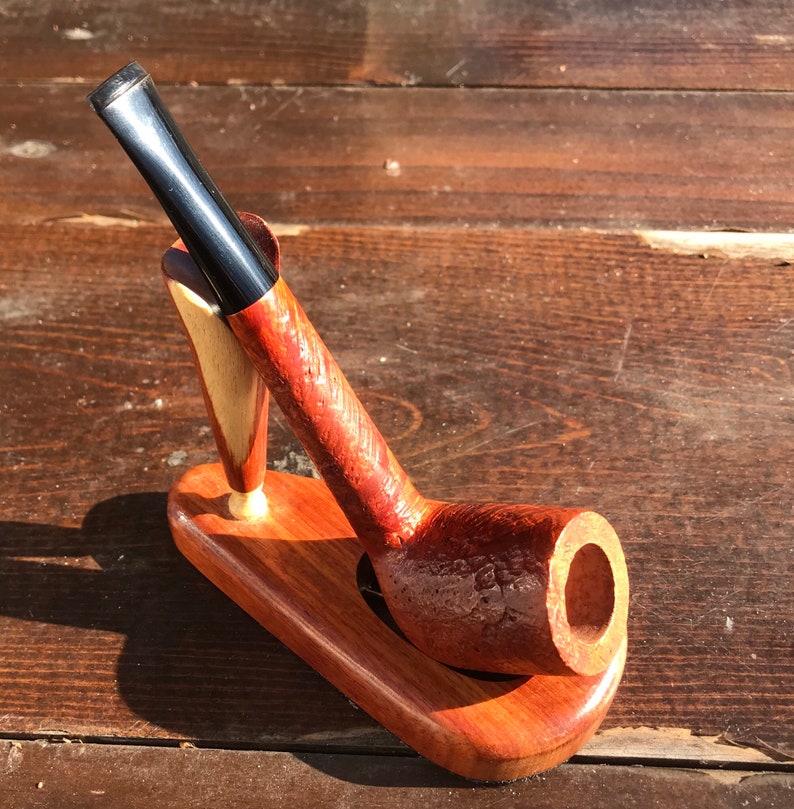 J Dees pipes spade series blasted oval shank billiard