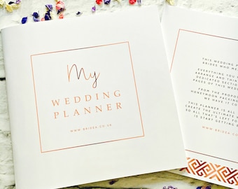 The Ultimate Wedding Planner For Brides - 50 Page Wedding Organiser - Wedding Planner Book