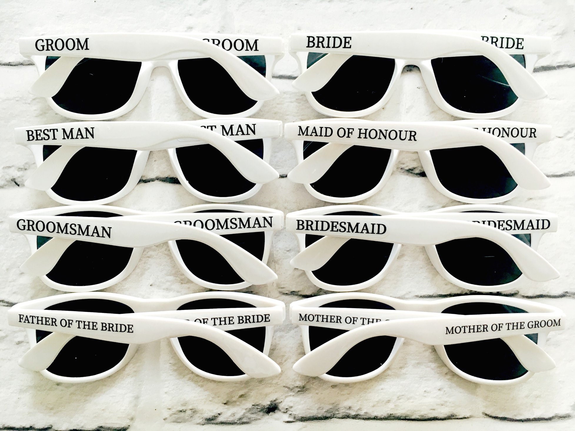 Personalisierte Hochzeit Sonnenbrille Gefälligkeiten Etsy