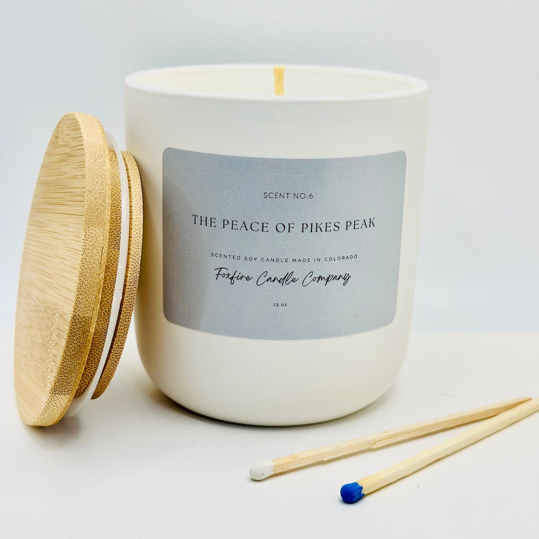 Soy Container Candle Handmade Candle Mountain Candle Vegan Candle Toxin