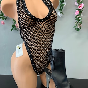Exotic Dancewear - Thong Bodysuit - Stripper Outfits