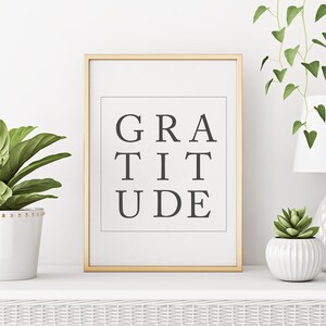GRATITUDE Digital Print