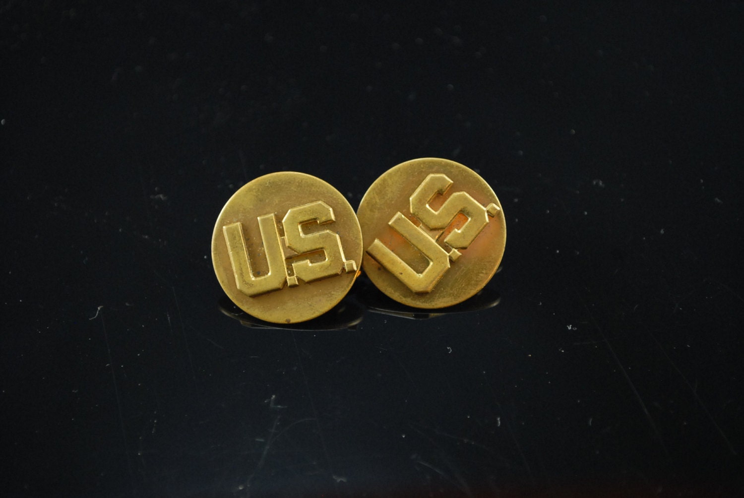 Wwii Us Army Lapel Pins 1 World War 2 United States Etsy