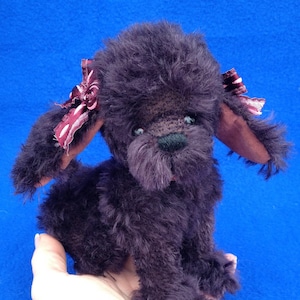 Fifi ePattern - 7&quot; Poodle Puppy Dog Instant Download  PDF fully jointed