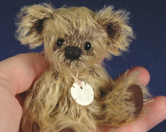 Pattern - 4" Miniature Teddy Bear - ROCKO by Laura Lynn
