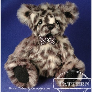 ePATTERN - 10&quot; Artist Teddy Bear Sewing Pattern - CARSON by Laura Lynn