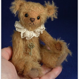 PDF Pattern - 6" Miniature Antique Style Teddy Bear - Instant PDF download - Marigold by Laura Lynn