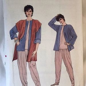 Vogue 8402 Vintage Schnittmuster: Artsy Boho Trennt Teile, Gr. 12-16, ungeschnitten FF