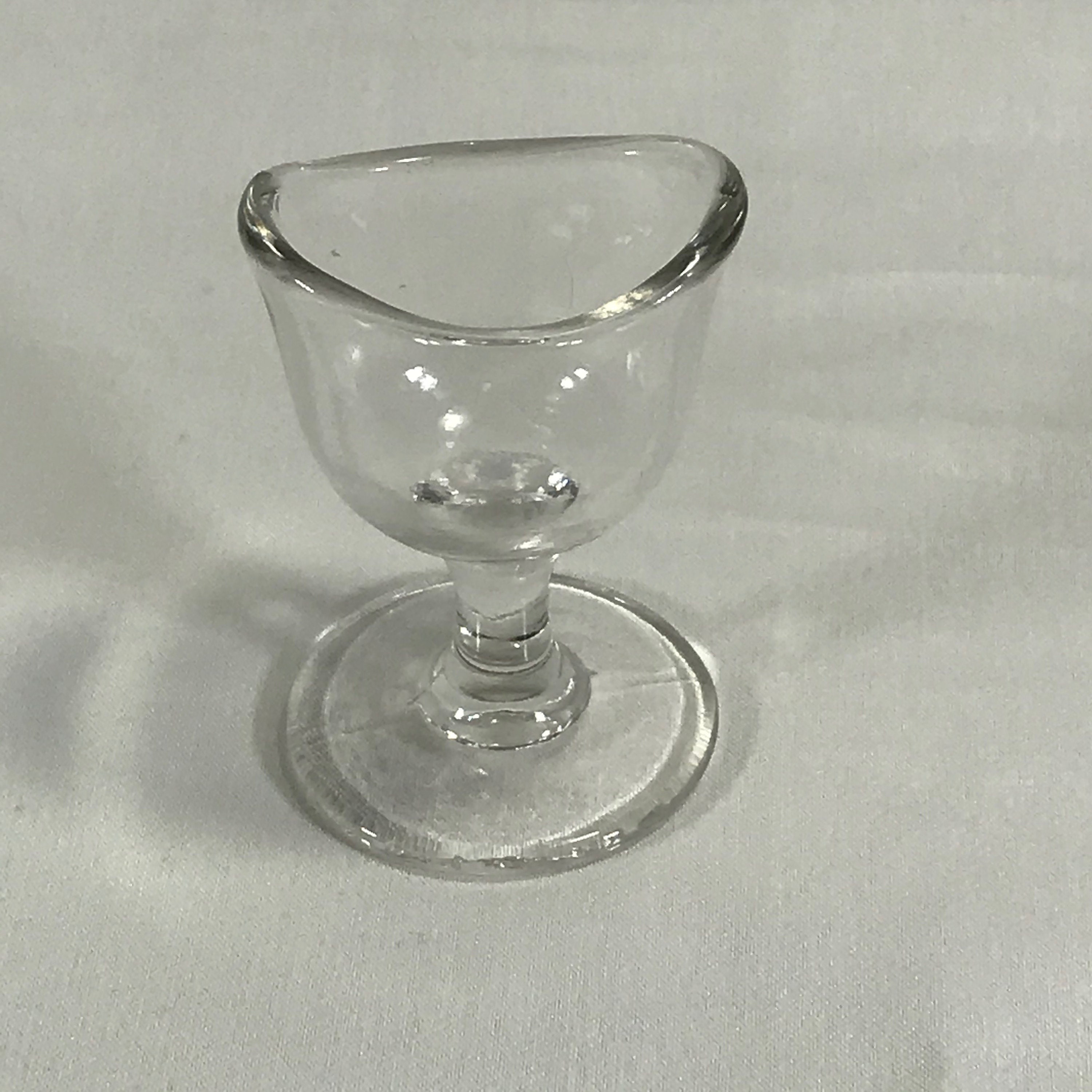 Vintage Glass Eye Wash Cup Mid Century Apothecary Etsy
