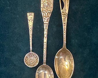 Vintage San Francisco and Mexico Sterling Silver Spoons, Choose 1