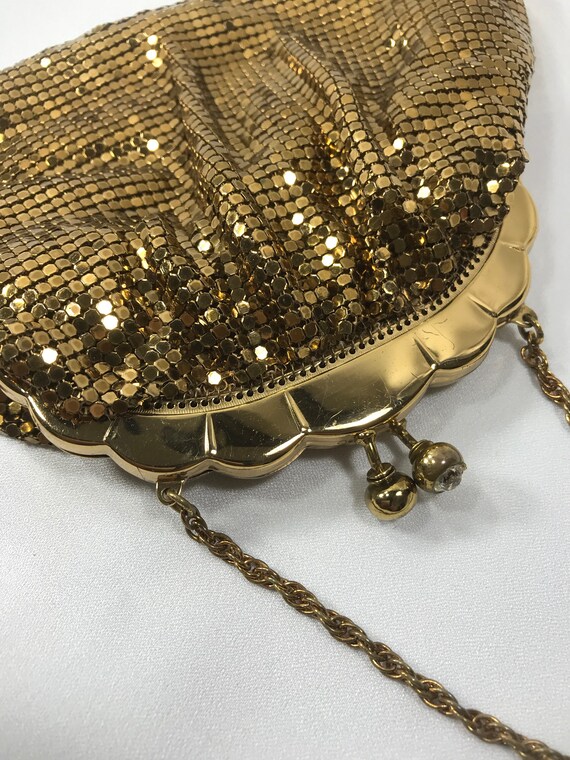 vintage chain mail purse