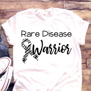 Rare Disease Warrior | Awareness month shirt | Zebra | T-Shirt One peice Bodysuit
