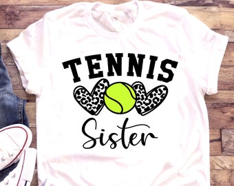 Tennis Sister Shirt | Proud Sister | Tennis Player | Sis | Tournament shirt | One Piece Bodysuit T-Shirt