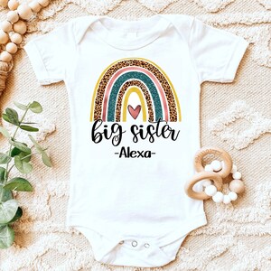 Big Sister shirt | I&#39;m going to be a Big Sister | T-shirt one piece bodysuit | Pregnancy announcement | Coming Soon | Big Sis | Promoted