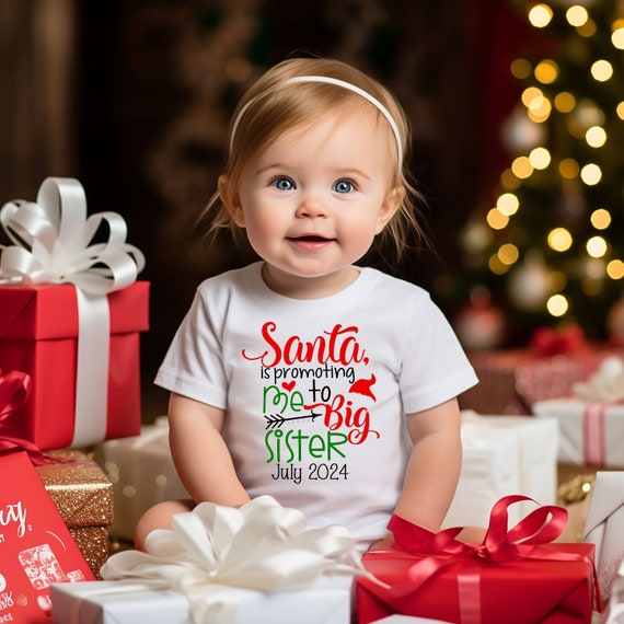Big sister christmas shirt sales