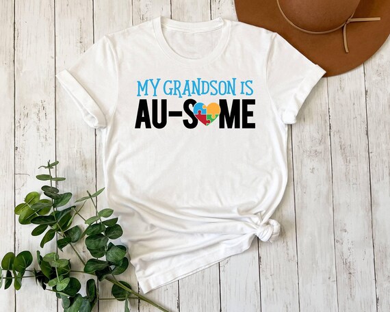 Autism Grandma Autism Awareness T-Shirt Puzzle Piece Heart Autism Grandma Autism Awareness T-Shirt Puzzle Piece Heart
