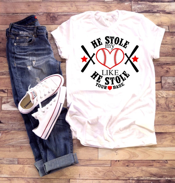 I Love Baseball T-Shirt Baseball Heart I Love Baseball T-Shirt Baseball Heart