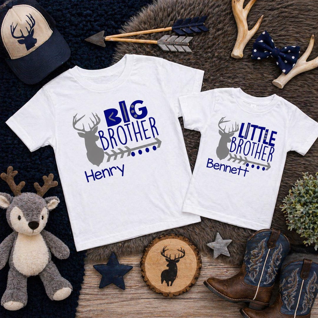 Big Brother Little Brother Shirts | Deer Shirts | T-shirt One Piece ...