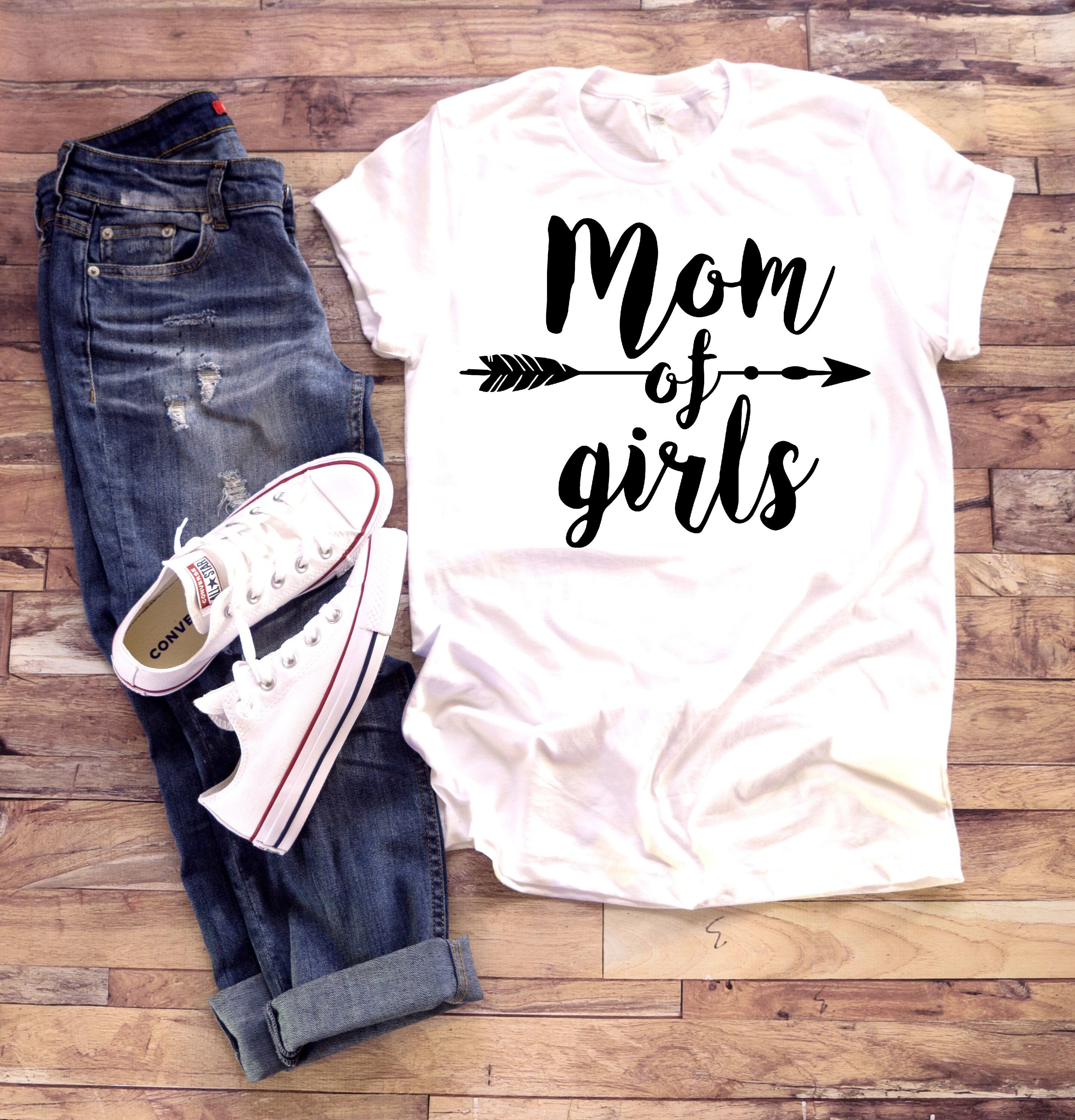 Mom Of Girls T-Shirt Mom Of Girls T-Shirt