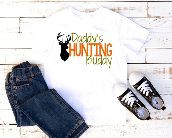 Daddy's Hunting Buddy Shirt T-shirt One Peice Bodysuit Hunting Fishing  Hunter Son Little Boy -  Canada