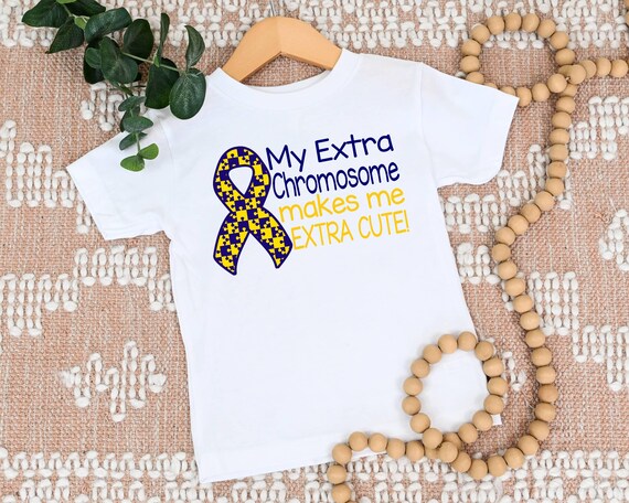 Down Syndrome Extra Chromosome T Shirt Gift Boy Girl Kids Down Syndrome Extra Chromosome T Shirt Gift Boy Girl Kids
