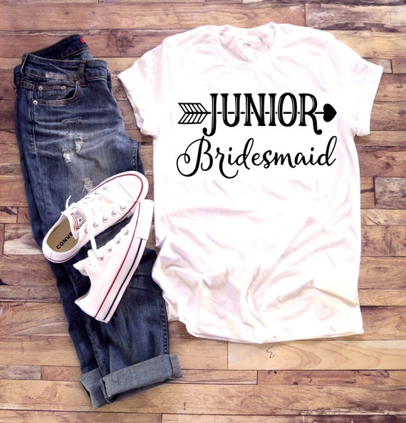 junior bridesmaid shirt