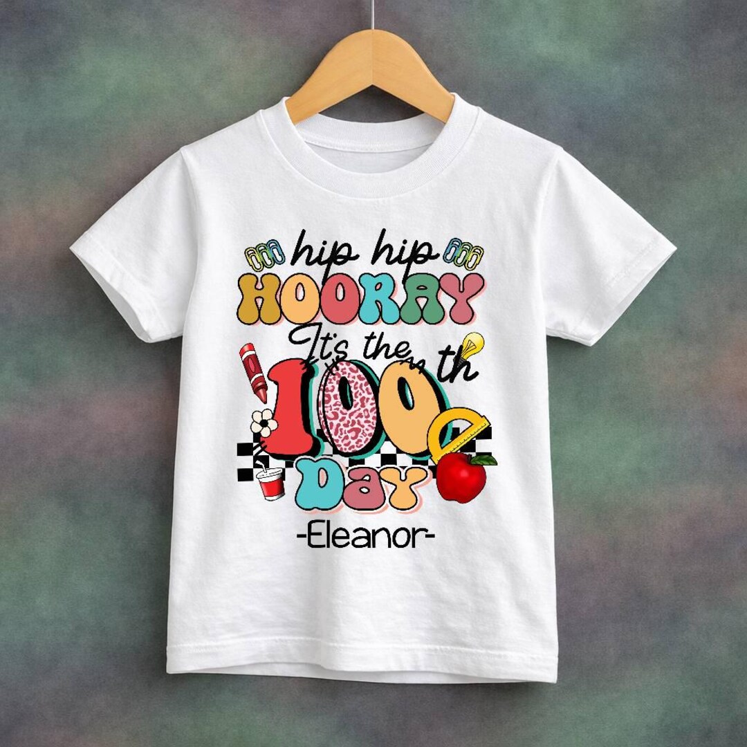 Girls 100th Day of School Shirt | 100 Days | T-shirt | 100th Day of ...