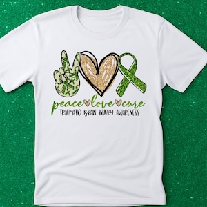 Traumatic Brain Injury Awareness Shirt | T-Shirt One Piece Bodysuit | TBI