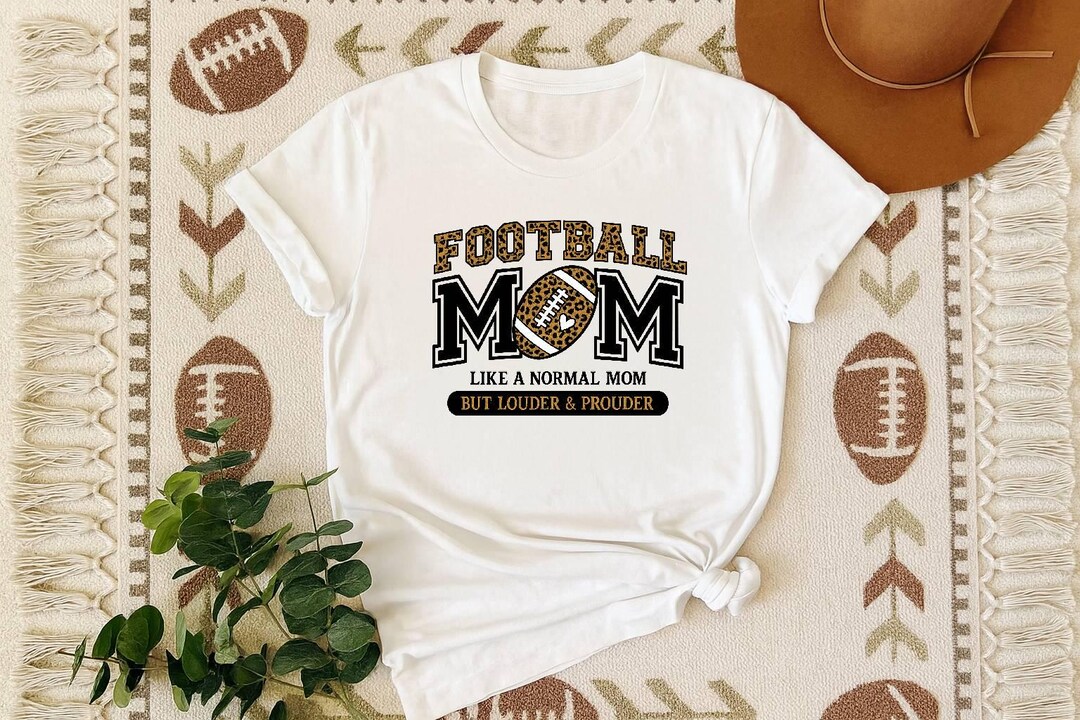 Football Mom Shirt Loud Proud Mom Football Son Football Daughter  Womens Shirt Denmark - Main Image