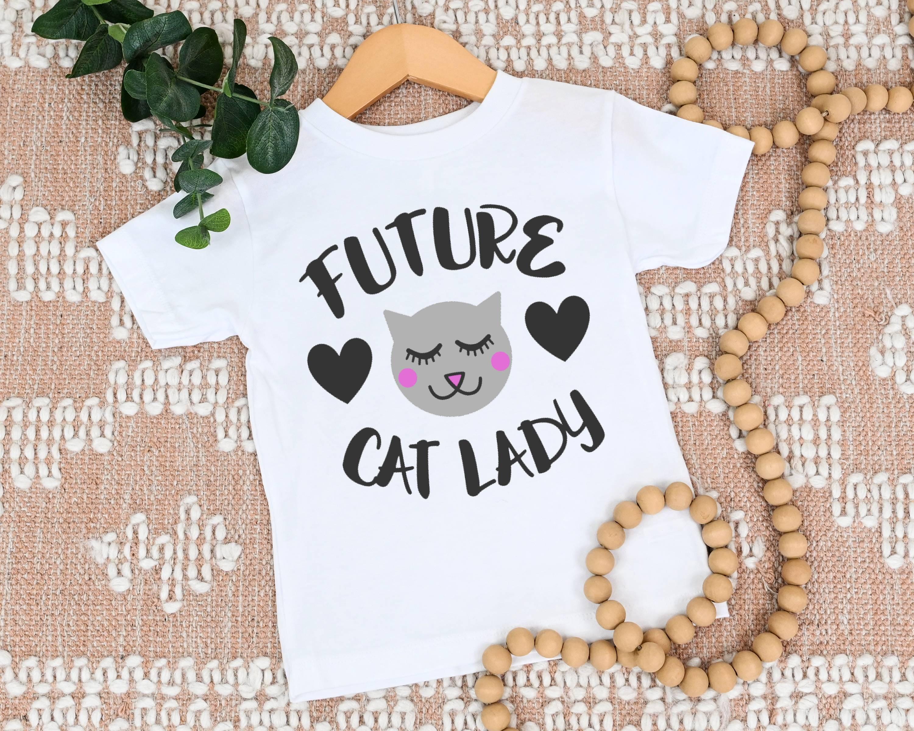 Cat Shirt Future Cat Lady T-shirt One Piece Bodysuit Cats