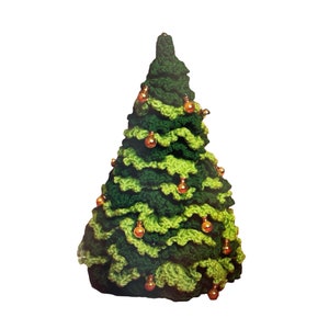Vintage Crochet Pattern Leafy Layered Christmas Tree PDF Instant Digital Download Holiday Home Decor 12&quot; Tall