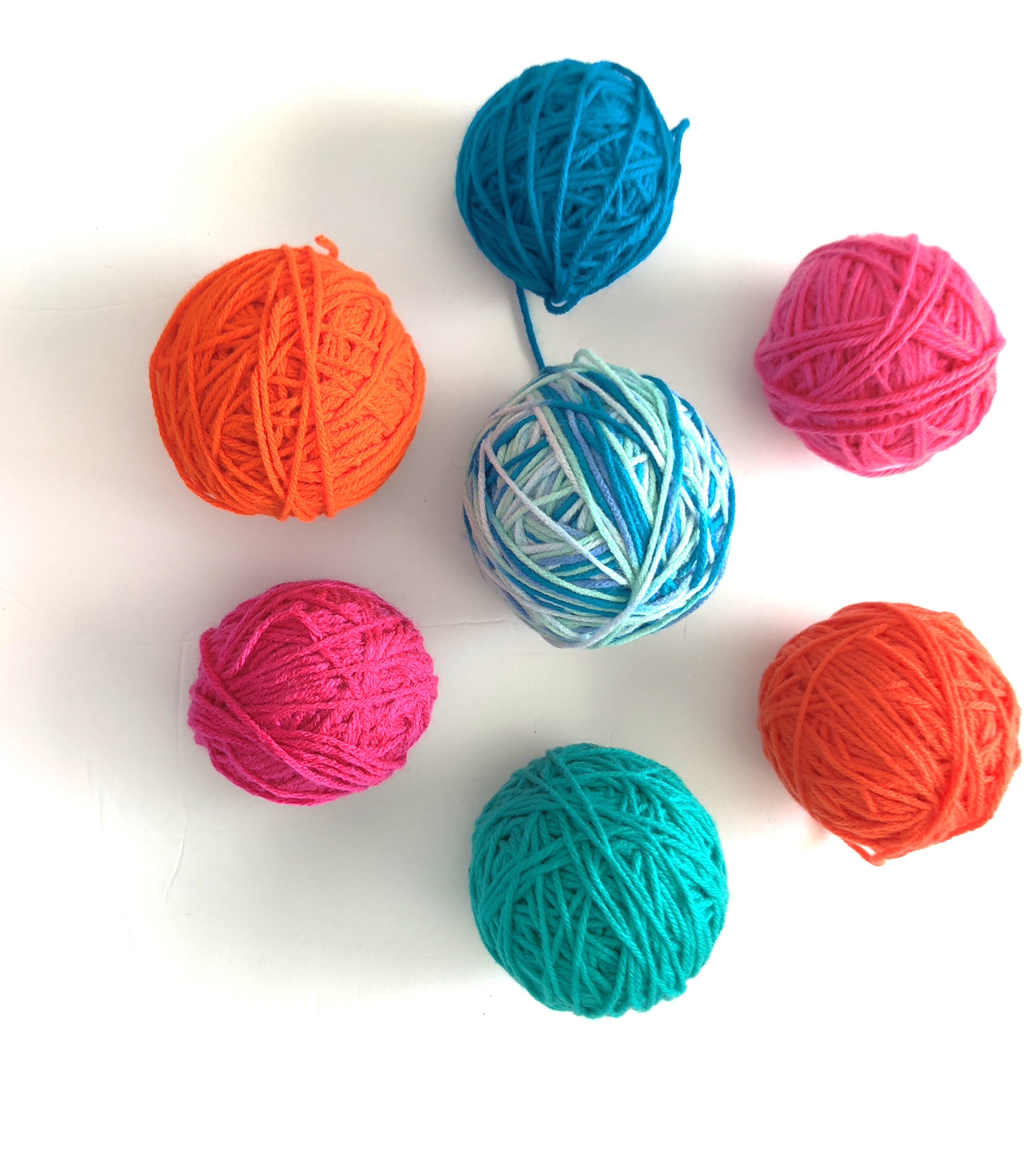 Large YARN BOX of Mini Yarn Balls, Handmade Cotton Yarn, Multicolor Art  Yarn, Melange Yarn, Rainbow Yarn, Yarn Mystery Box © 