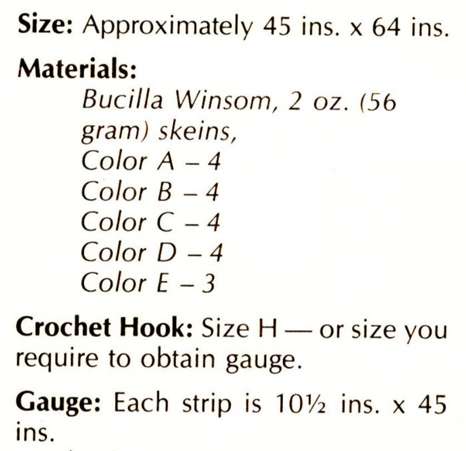 Vintage Crochet Pattern Navajo Blanket Native American Decor PDF ...