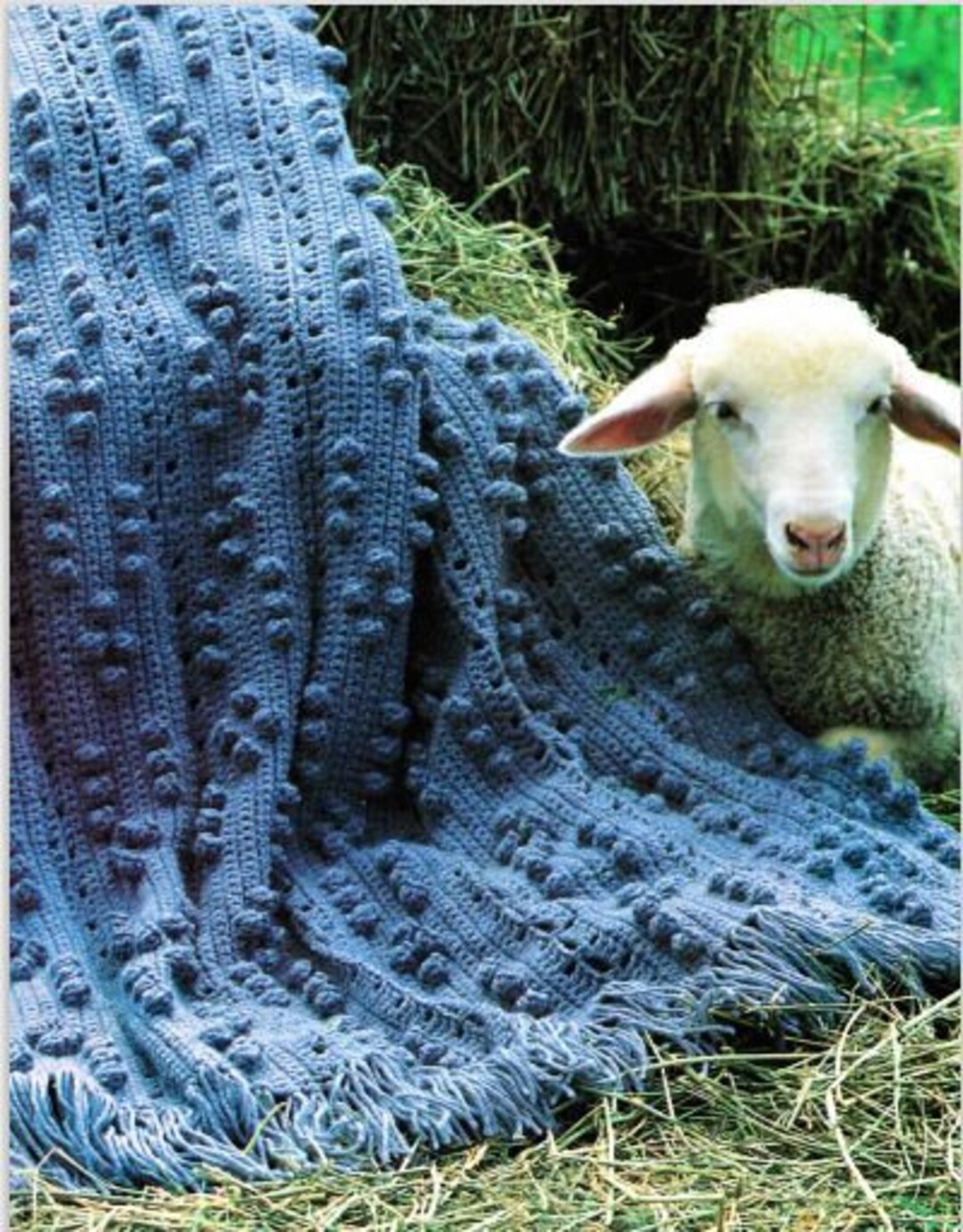 Ewe Pattern Vintage Crochet Pattern Just for Ewe Afghan PDF Instant Digital ...
