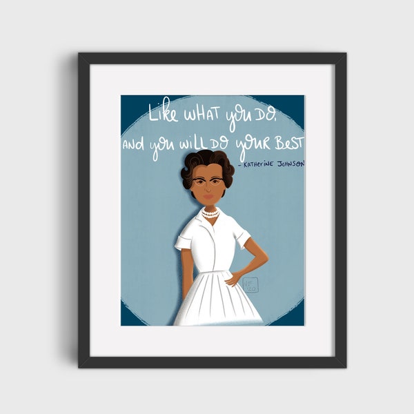 Katherine Johnson - Women in History Print/Poster (Unframed)