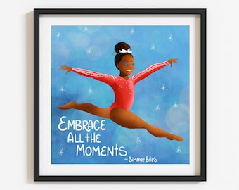 Simone Biles Print (Unframed)