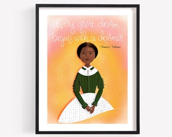 Harriet Tubman - Women in History Print/Poster (Unframed)