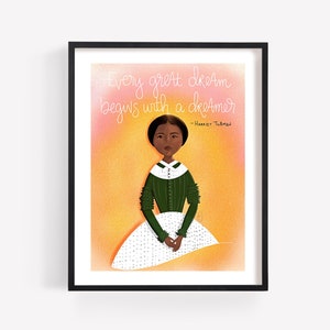Harriet Tubman - Women in History Print/Poster (Unframed)