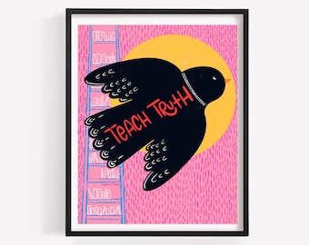 Lär sanningen-tryck/poster (oramad)