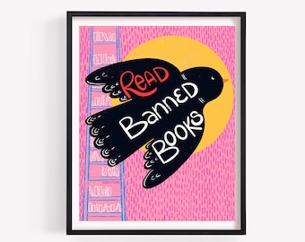 Read Banned Books Print/Poster (Unframed)