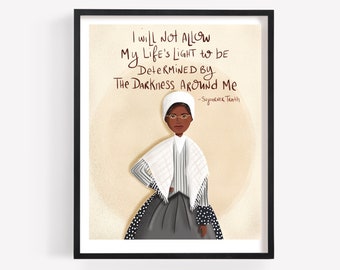 Sojourner Truth - Women in History Print (Unframed)