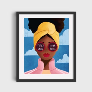 Protect Your Inner Peace Print/Poster (Unframed)