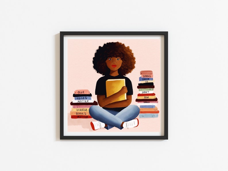 Diverse Books Matter Print Unframed image 1