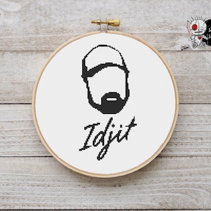 Bovennatuurlijke TV-show Bobby Idjit Modern Cross Stitch patroon Instant Download PDF