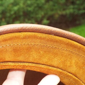 Large Men's Leather Handmade Steam Punk Top Hat Geared Hat Band image 4